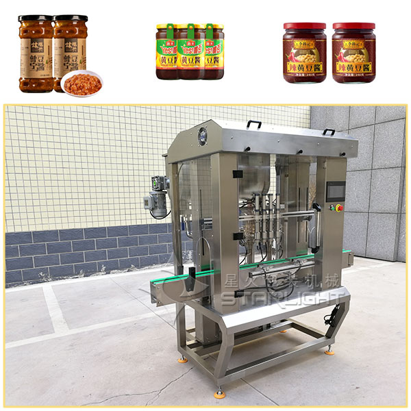 黄豆酱自动包装机设备样品